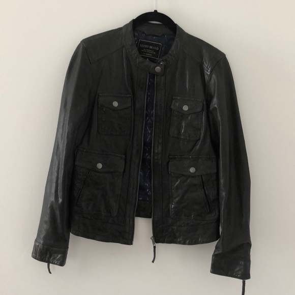 Lucky Brand Jackets & Blazers - Real leather Moto jacket
